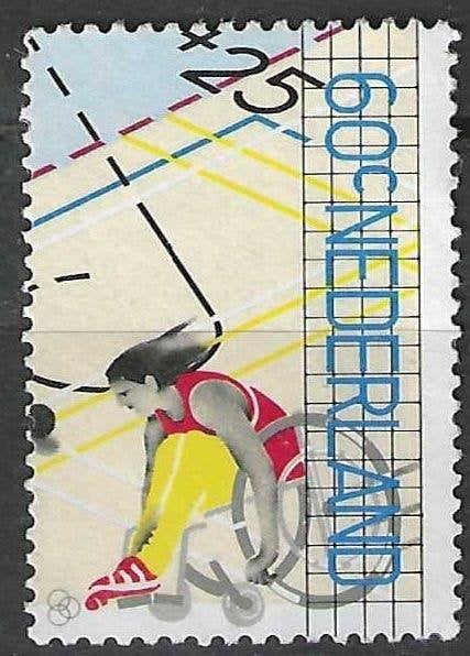 Nederland 1980 - Yvert 1134 - Gehandicapten Basketbal (ST), Postzegels en Munten, Postzegels | Nederland, Verzenden, Gestempeld