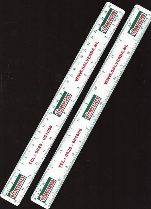 Maatlatje 30 cm - Salverda Bouw ‘t Harde - NIEUW, Ophalen of Verzenden, Nieuw