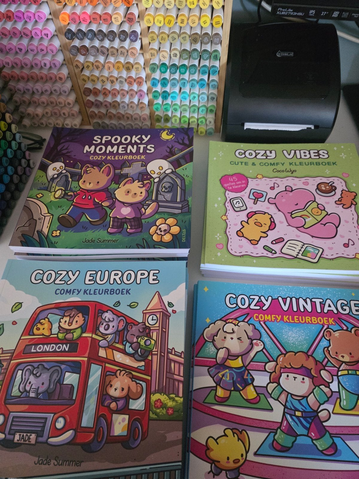 Restpartij Cozy Kleurboeken MOET SNEL WEG, Ophalen, Fictie algemeen