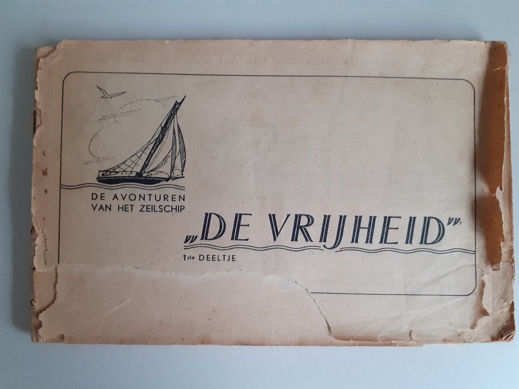 P. KUHN - KAPITEIN ROB - DE VRIJHEID PAROOL UITGAVE 1947 €5, Gelezen, Eén stripboek, P. KUHN, Ophalen of Verzenden