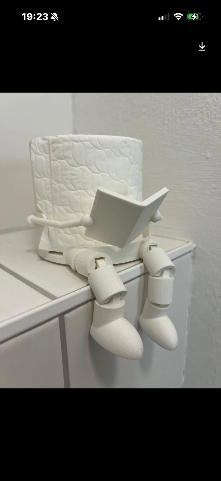 Grappige wc toilet rol houder, Ophalen, Overige materialen, Overige stijlen, Nieuw