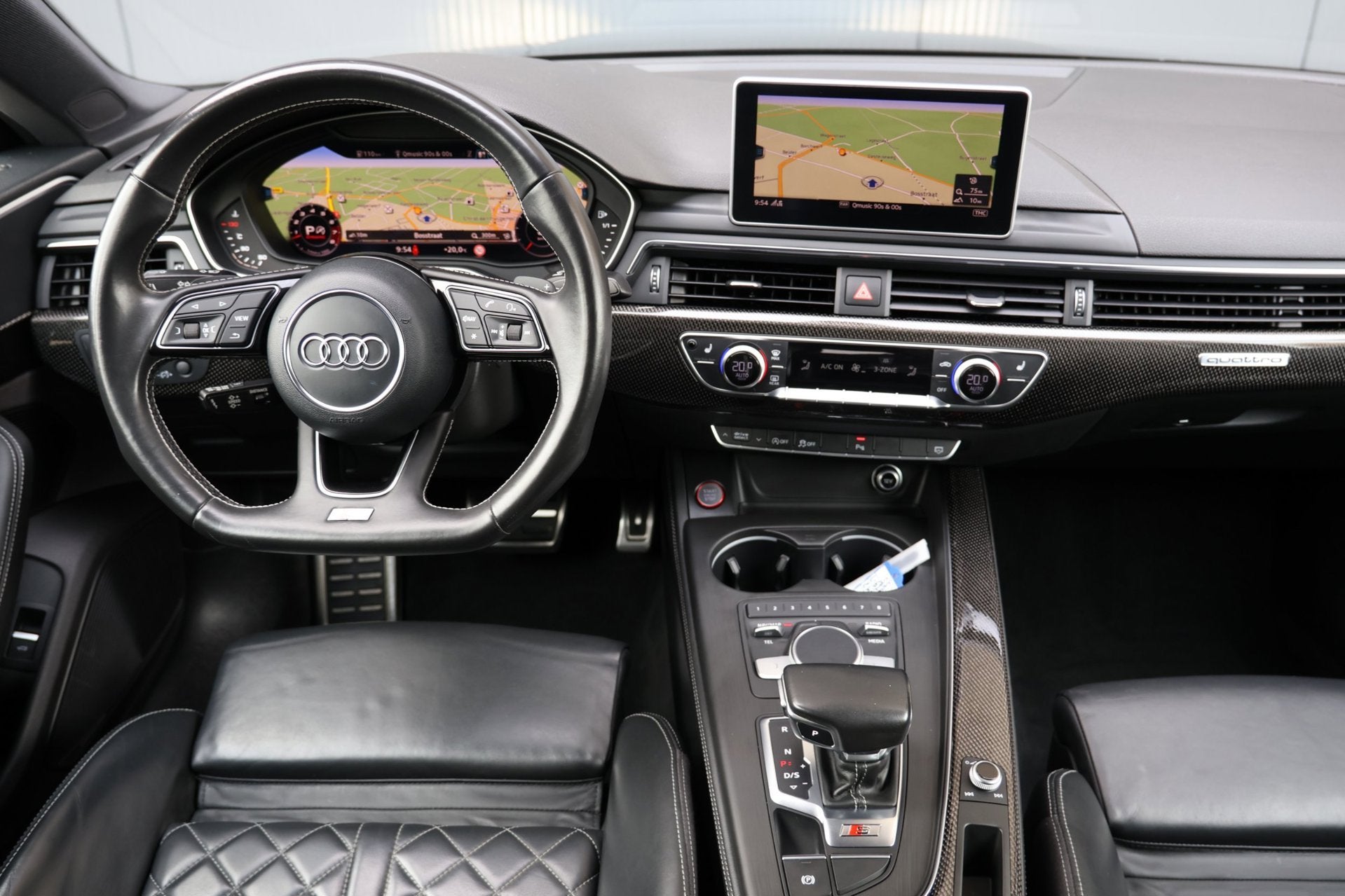 Audi S5 Sportback 3.0 TFSI Quattro S-line | panoramadak | RS, Auto's, Dealer onderhouden, Gebruikt, 2995 cc, Zwart