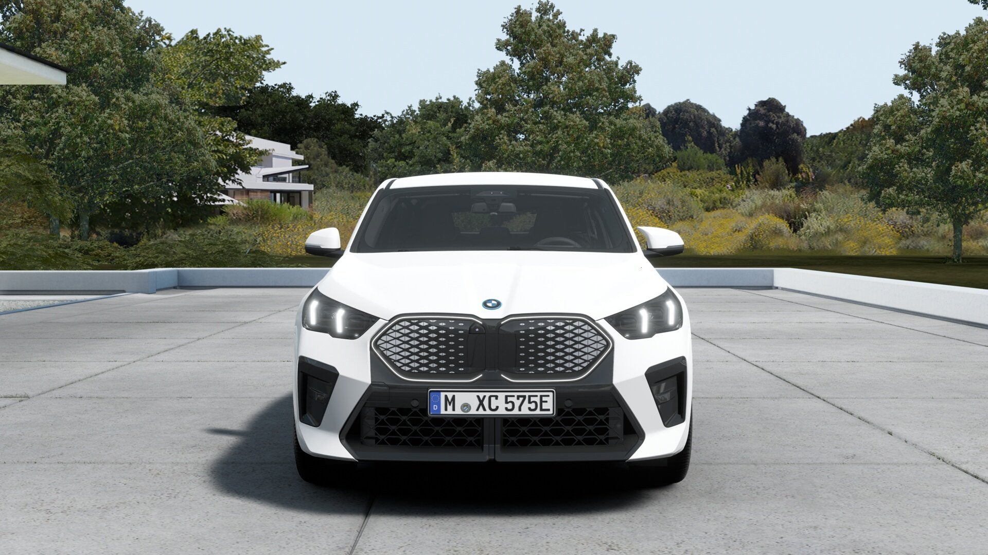BMW iX2 eDrive20 M Sport / Sportstoelen / Head-Up / M Adapti, Auto's, BMW, Dealer onderhouden, IX2, Zwart, Wit