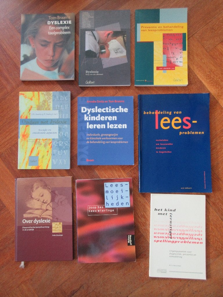 Diverse boeken over dyslexie, Ophalen of Verzenden, Gelezen
