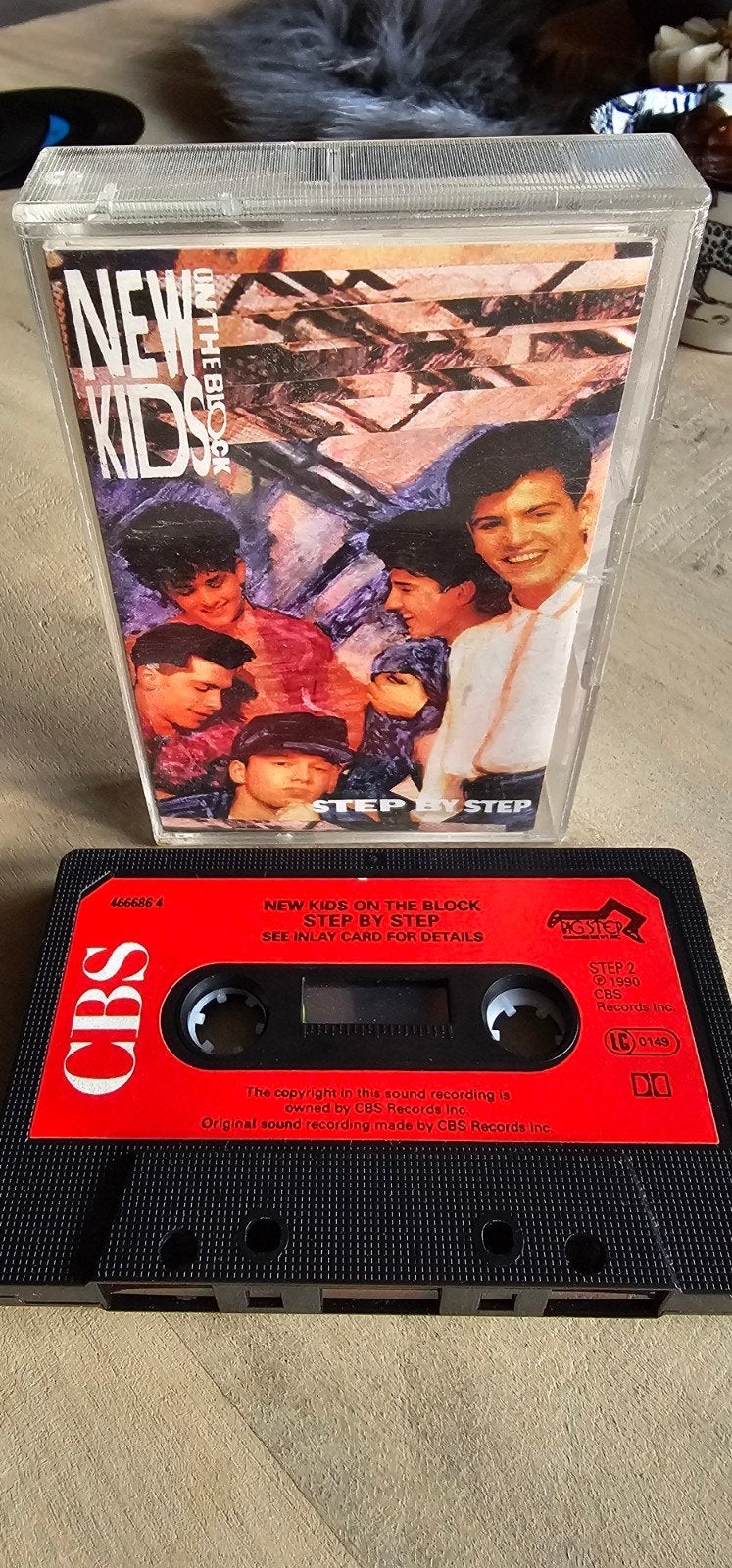 New Kids On the Block - Step by Step cassettebandje, Cd's en Dvd's, 1 bandje, Ophalen of Verzenden, Zo goed als nieuw, Origineel