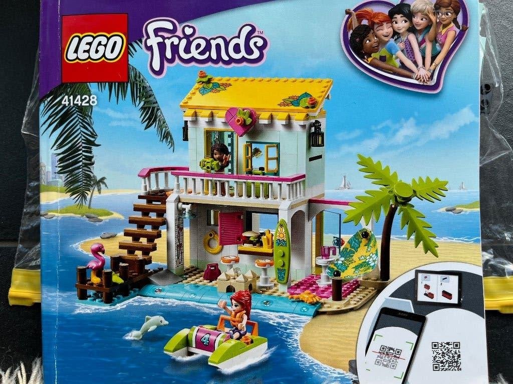 LEGO Friends Strandhuis  set 41428 leeftijd 6+, Lego, Friends, Ophalen of Verzenden, Zo goed als nieuw