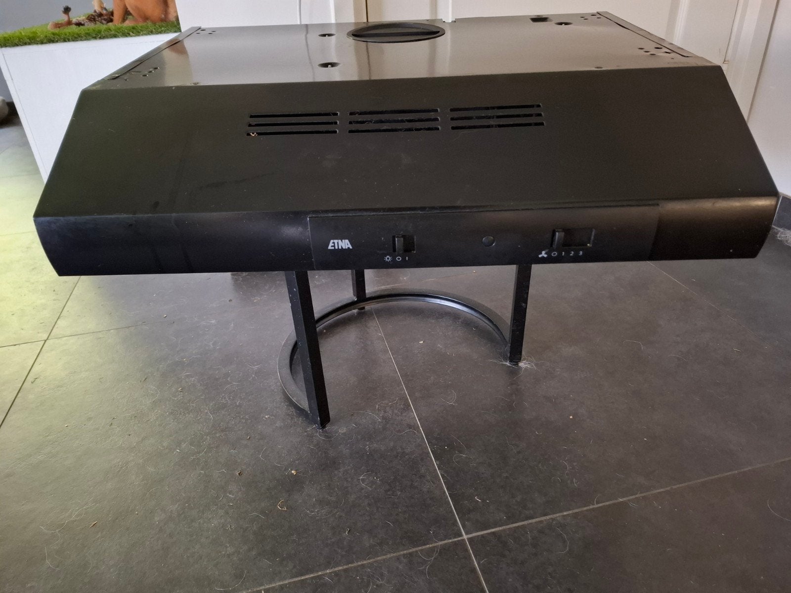 etna onderbouw afzuigkap kleur zwart, Ophalen, Gebruikt, Onderbouw afzuigkap, Vrijstaand