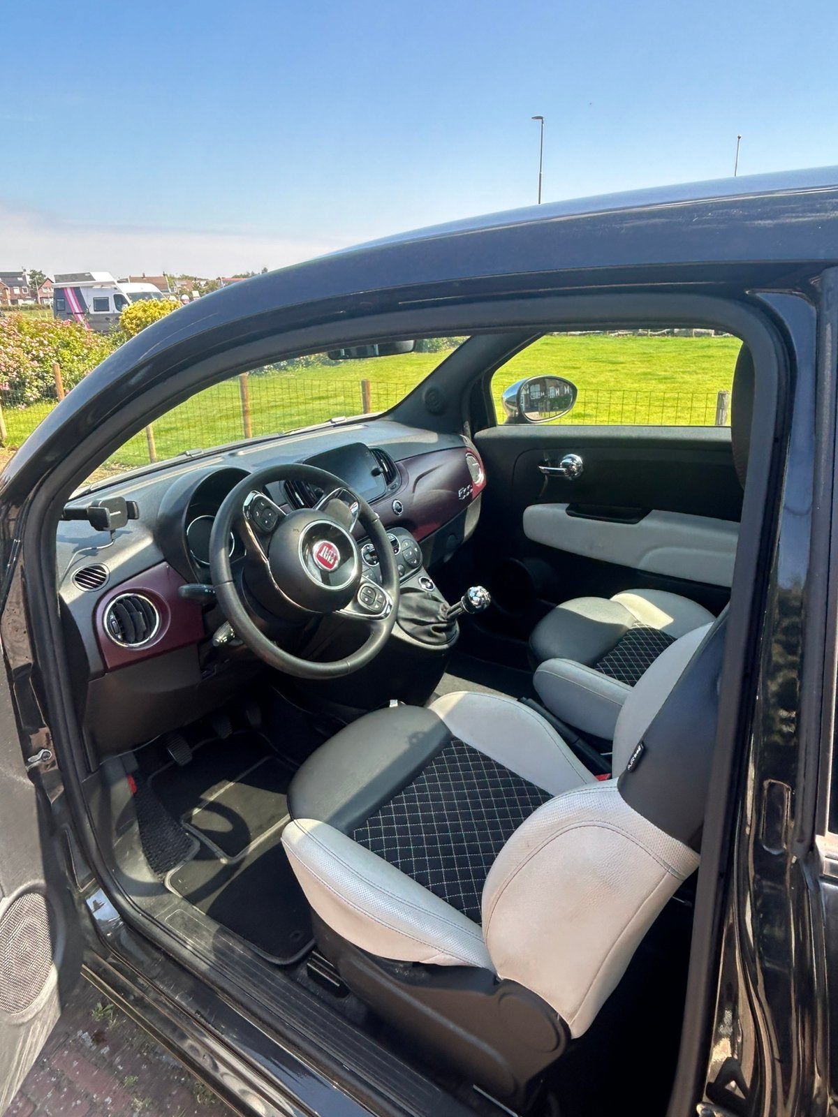 Foto 5 van Fiat 500 1.2 star 4 clininder, 2019, ECC, Zwart