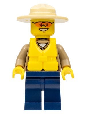 LEGO City cty0284 Forest Police - Dark Tan Shirt with, Lego, Ophalen of Verzenden, Minifiguur, City