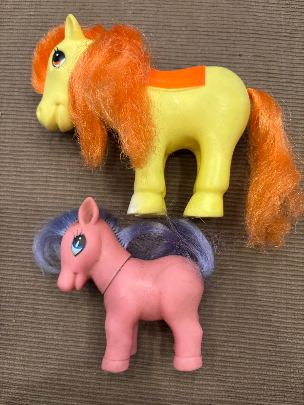 Vintage Fake My Little Pony speelgoed - 2 stuks, Kinderen en Baby's, Speelgoed | My Little Pony, Ophalen of Verzenden, Gebruikt