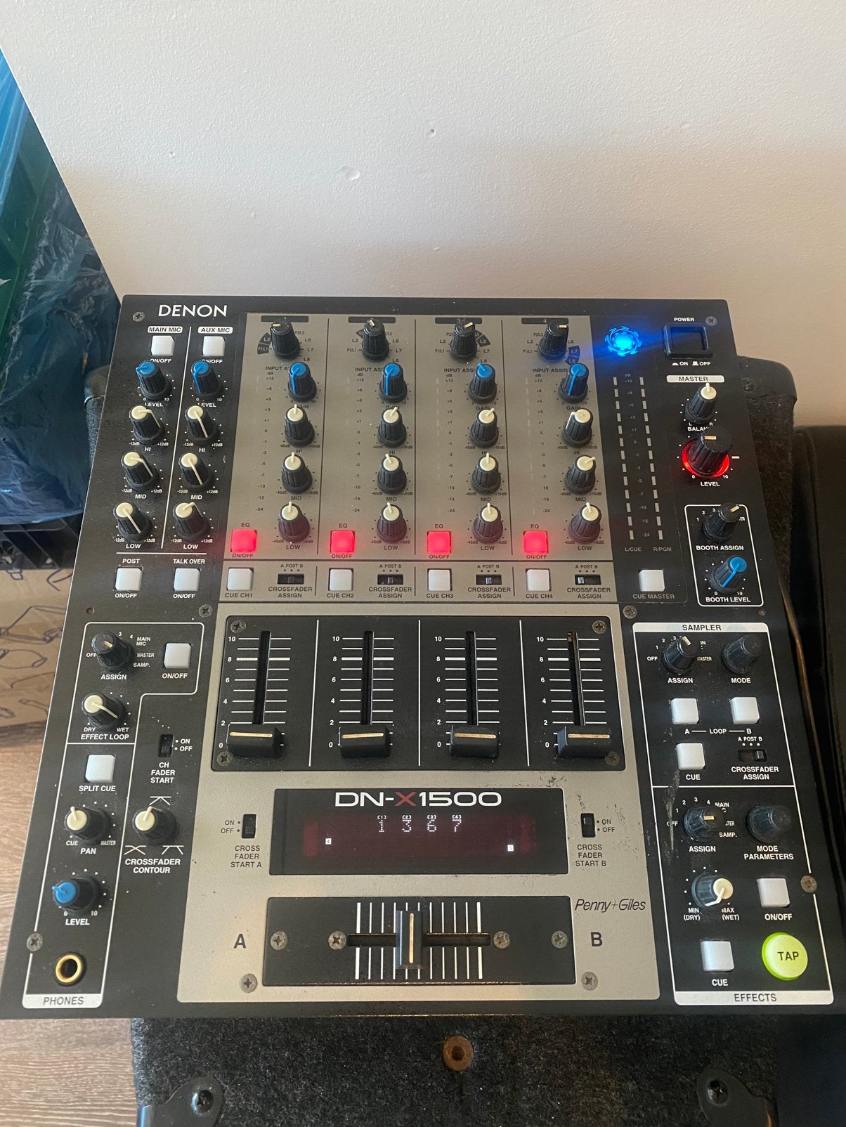 Denon DN-X1500 DJ mixer, Ophalen, Gebruikt, 5 tot 10 kanalen, Microfooningang