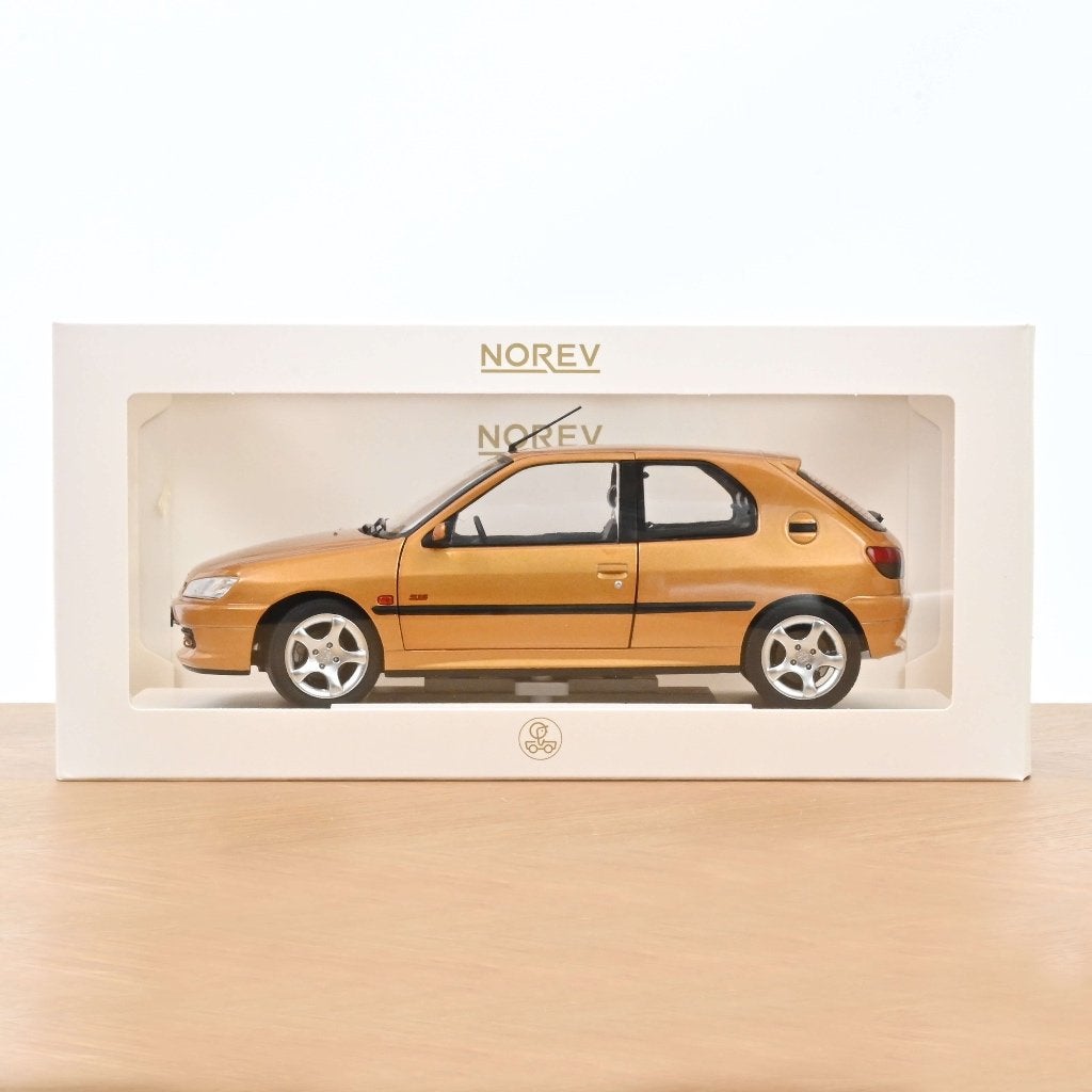 Peugeot 306 S16 1997 Blaze Geel  schaal 1/18 NOREV R. 184940, Verzenden, Nieuw, Auto, Norev