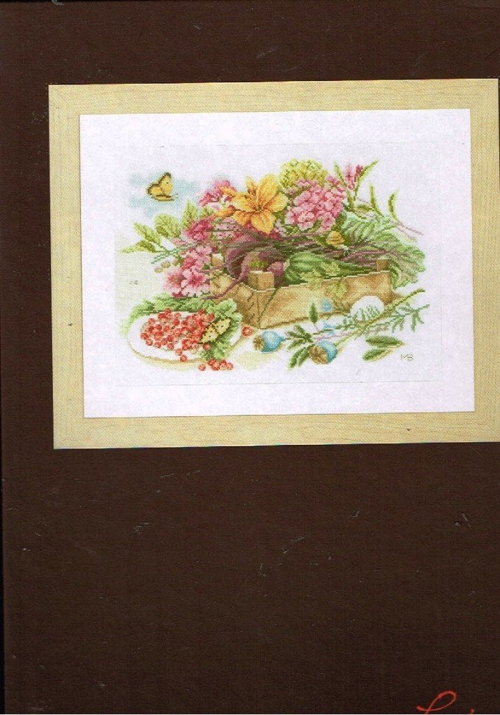 Cado MARJOLEIN  BASTIN borduurpakket  IN THE GARDEN 493, Hobby en Vrije tijd, Ophalen of Verzenden, Nieuw, Handborduren, Borduurpakket