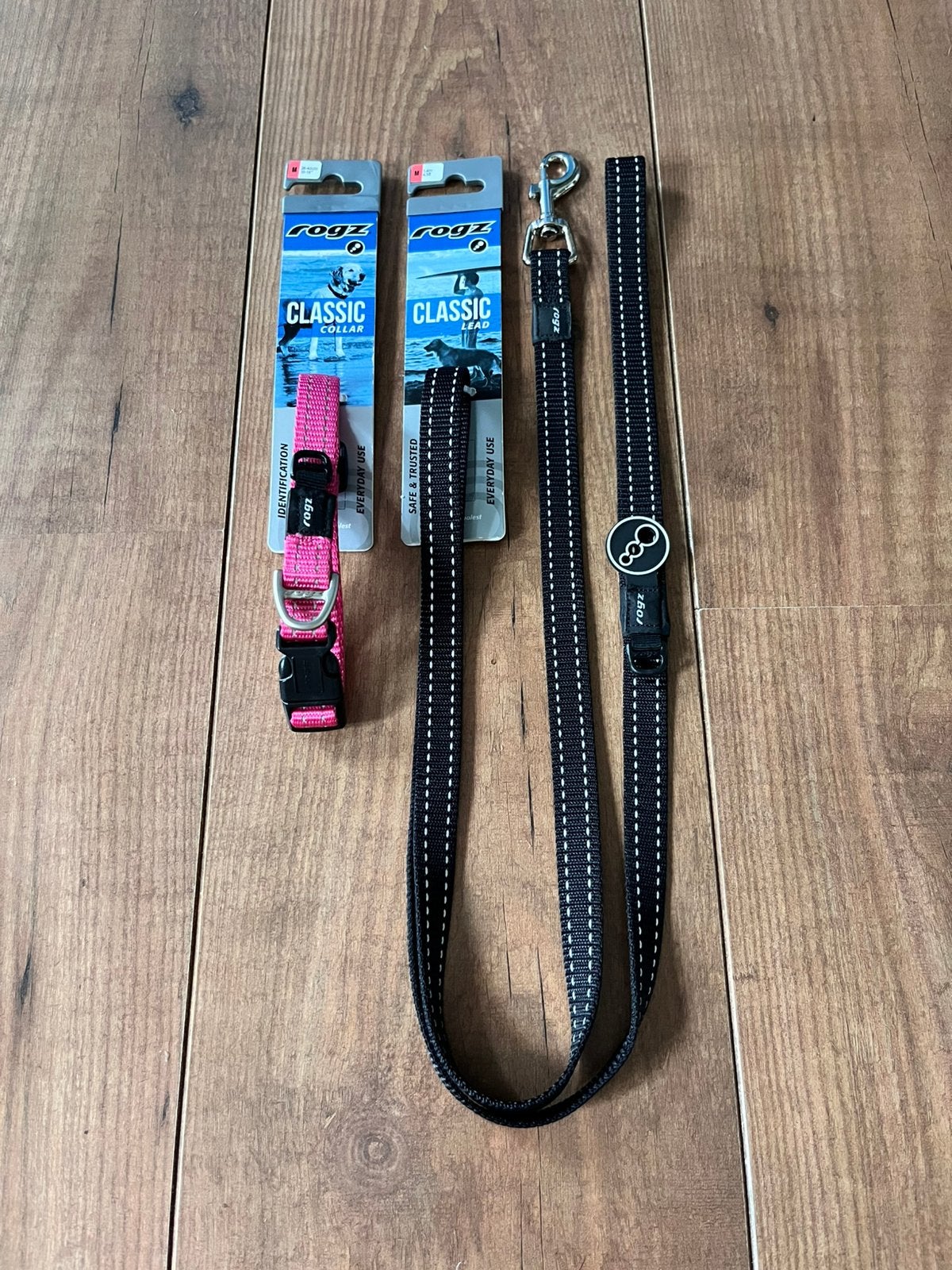 Rogz hondenriem met halsband maat s, Ophalen of Verzenden, Nieuw, Hondenriem