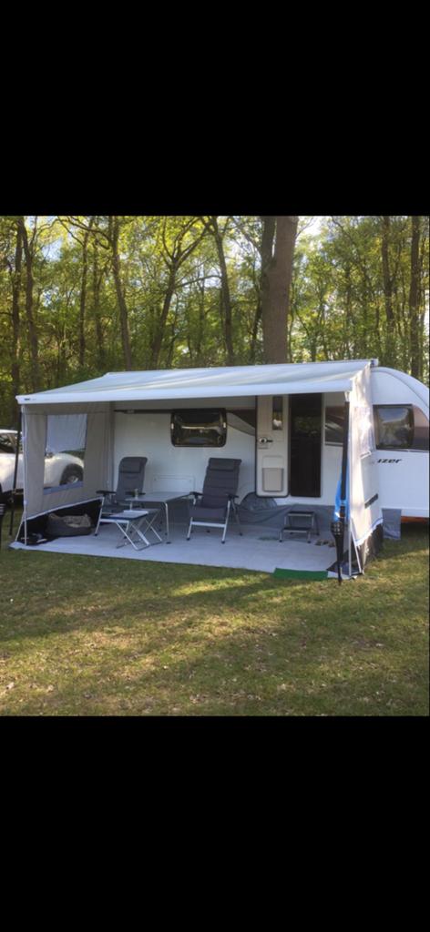 Voortenttapijt / Grondzeil voor Caravan of Camper, Caravans en Kamperen, Kampeeraccessoires, Ophalen, Gebruikt