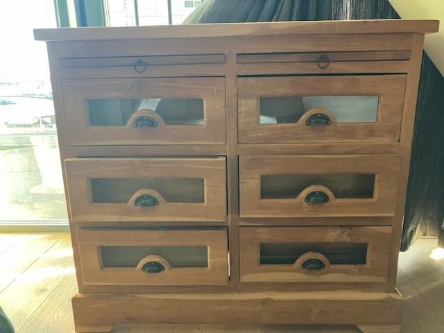 houten kast, Ophalen