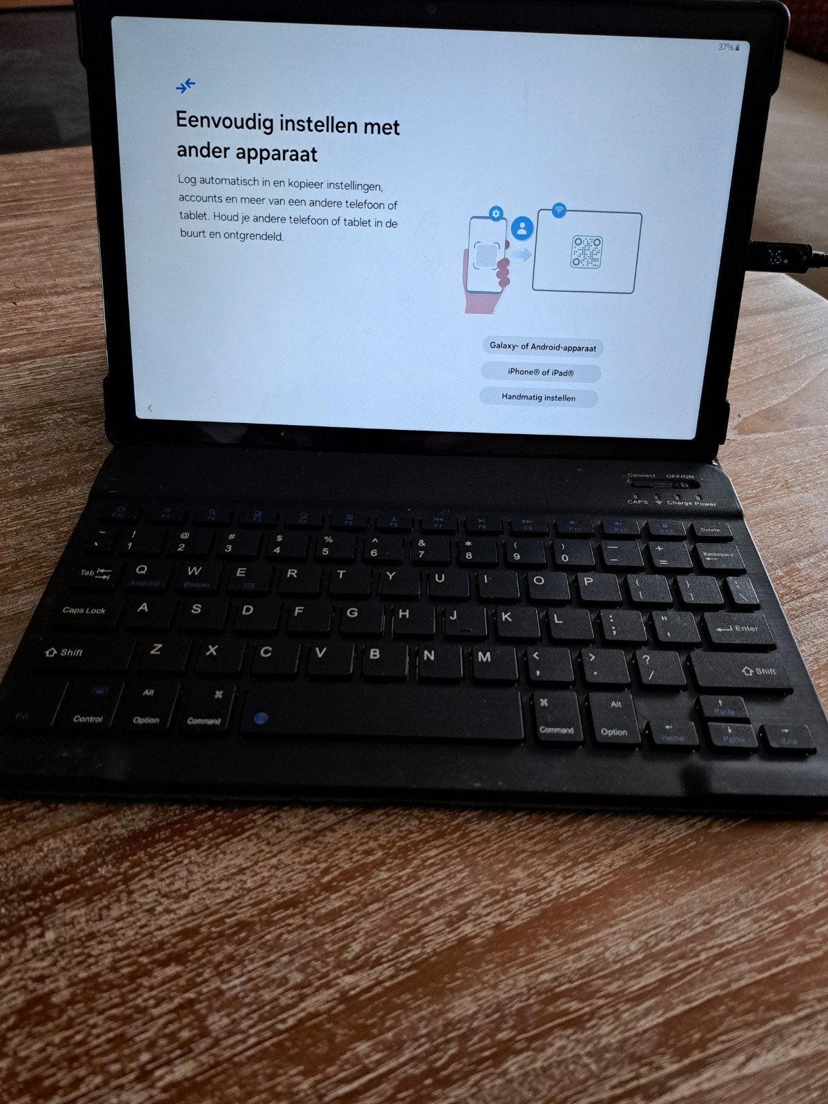 Samsung tab A8 10.5 inch 32 GB Wi-Fi zwart + toetsenbord, Computers en Software, Android Tablets, 10 inch, Gebruikt, 32 GB, Ophalen of Verzenden