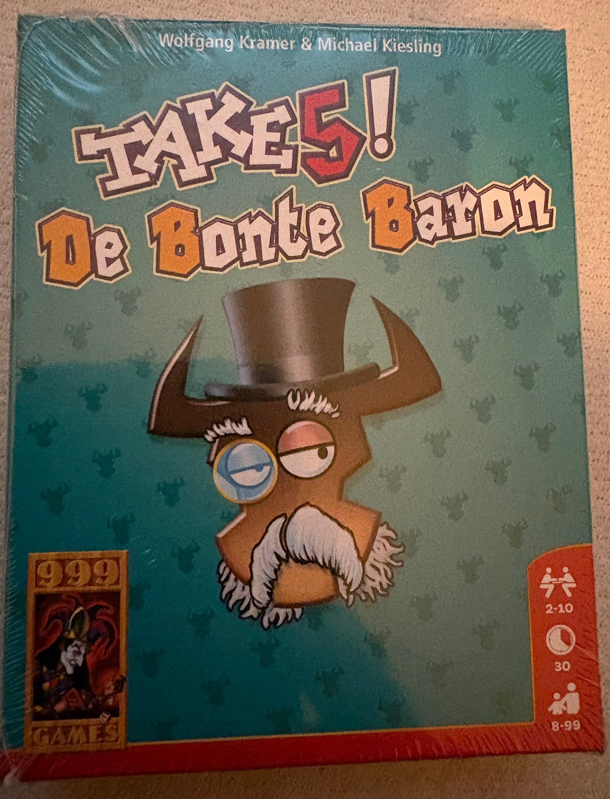 Kaartspelletje Take 5! De Bonte Baron, Hobby en Vrije tijd, Gezelschapsspellen | Kaartspellen, Vijf spelers of meer, Ophalen of Verzenden