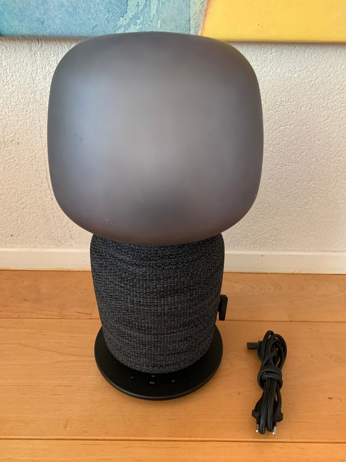Sonos - Ikea Symfonisk lamp - speaker (zwart)., Ophalen, Stereo speakers, Geschikt voor surround/home cinema, Zo goed als nieuw