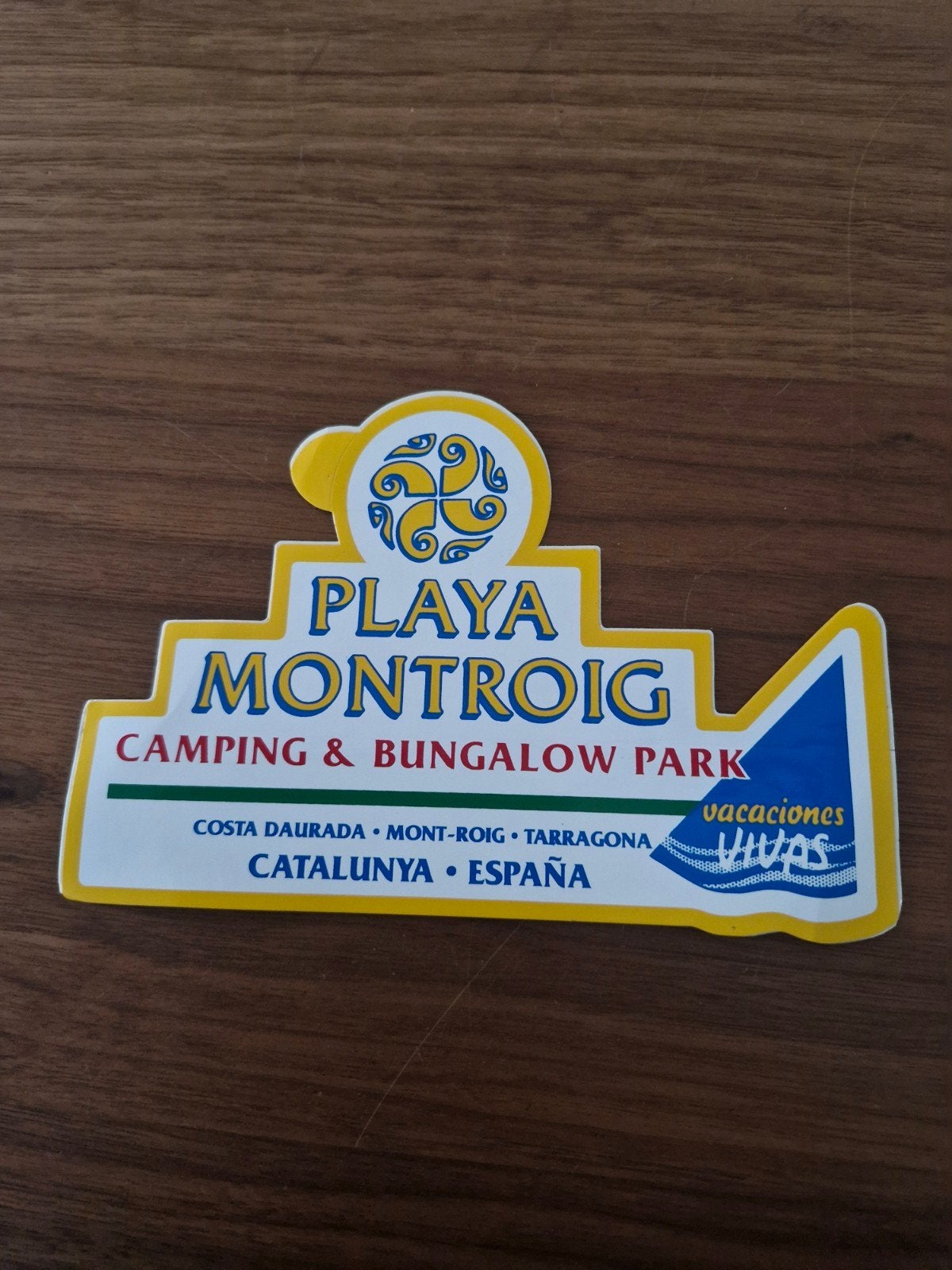 1000 Sticker Playa Montroig Camping & Bungalow Park 17x12cm, Ophalen of Verzenden, Nieuw