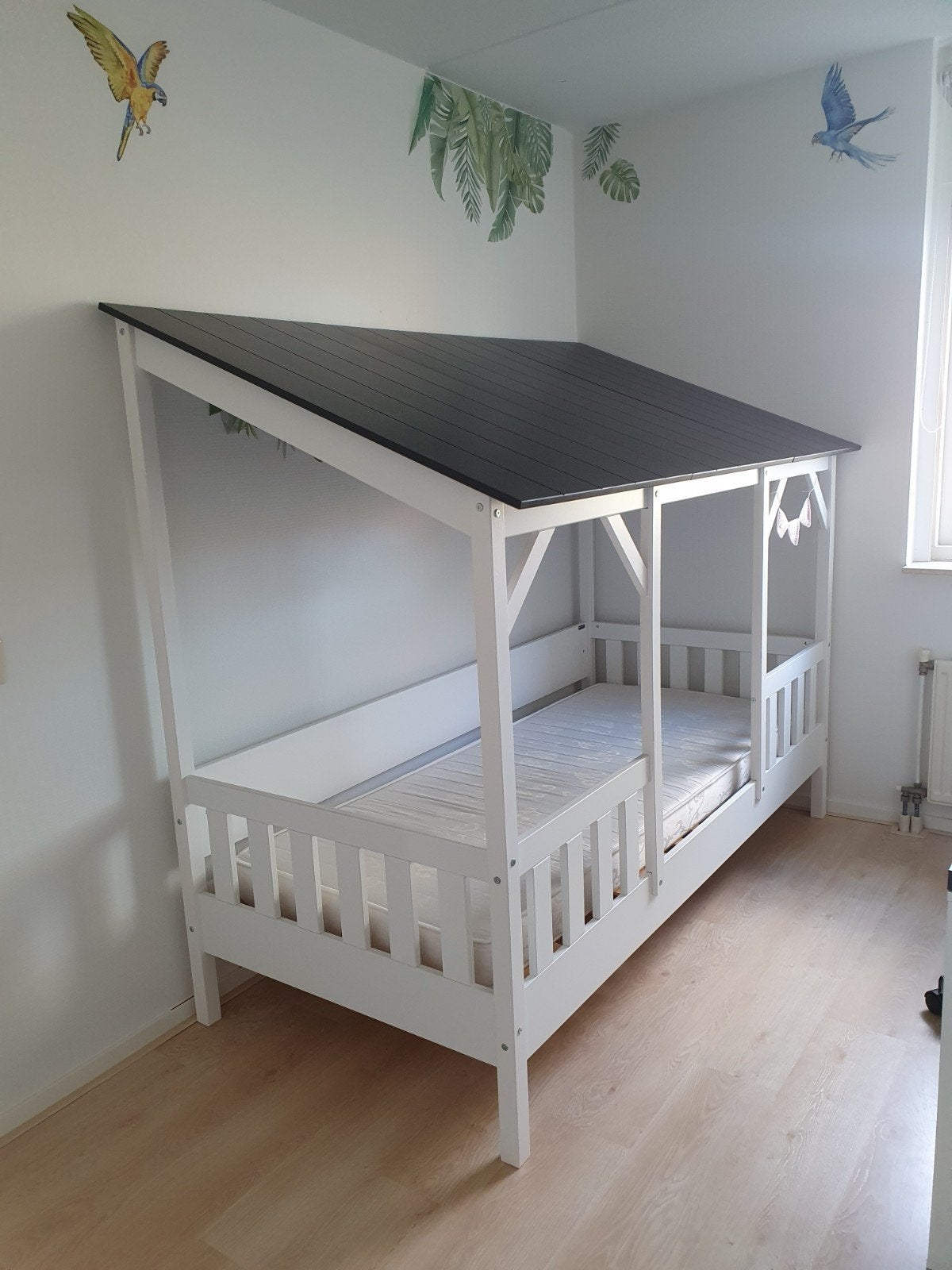 Kinderbed met dakje, 85 tot 100 cm, Gebruikt, 180 cm of meer, Ophalen