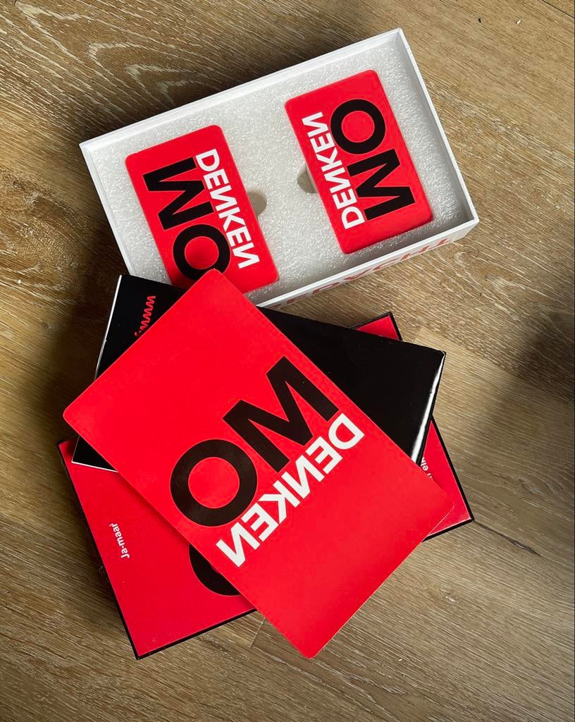 OMDENKEN Het Kaartspel - Probleem naar Mogelijkheid, Een of twee spelers, Ophalen, Zo goed als nieuw