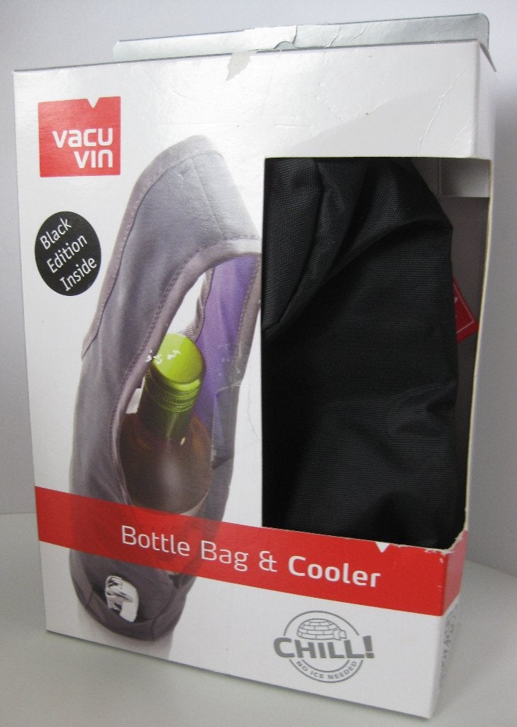 Vacu Vin Bottle Bag Cooler / black edition inside, Overige typen, Ophalen of Verzenden, Nieuw