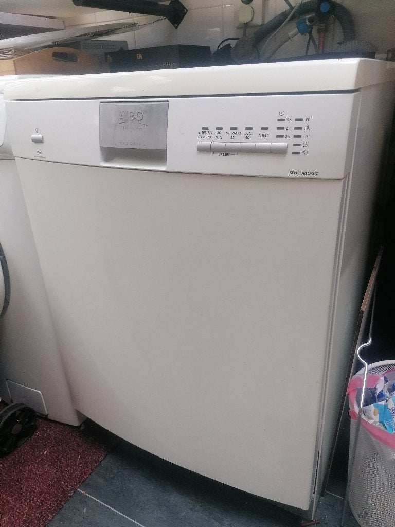 Afwasmachine MOET WEG, Ophalen, Gebruikt, Wit, 50 tot 100 cm