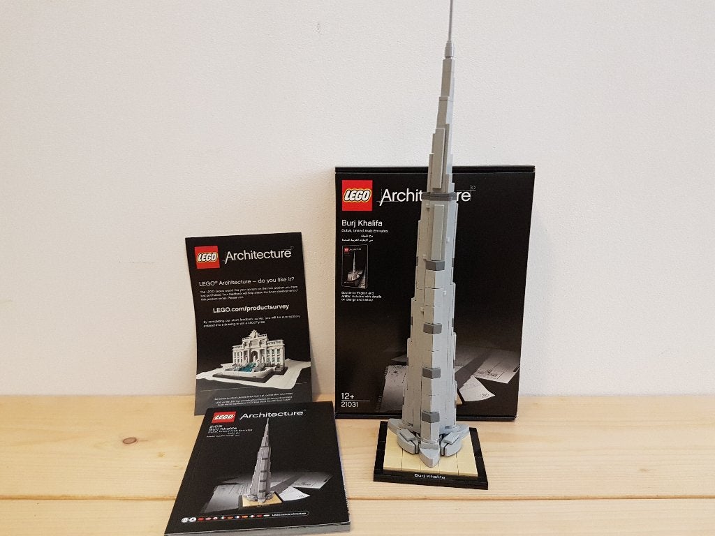 Lego Architecture 21031 Burj Khalifa, Compleet, Lego, Ophalen of Verzenden, Zo goed als nieuw