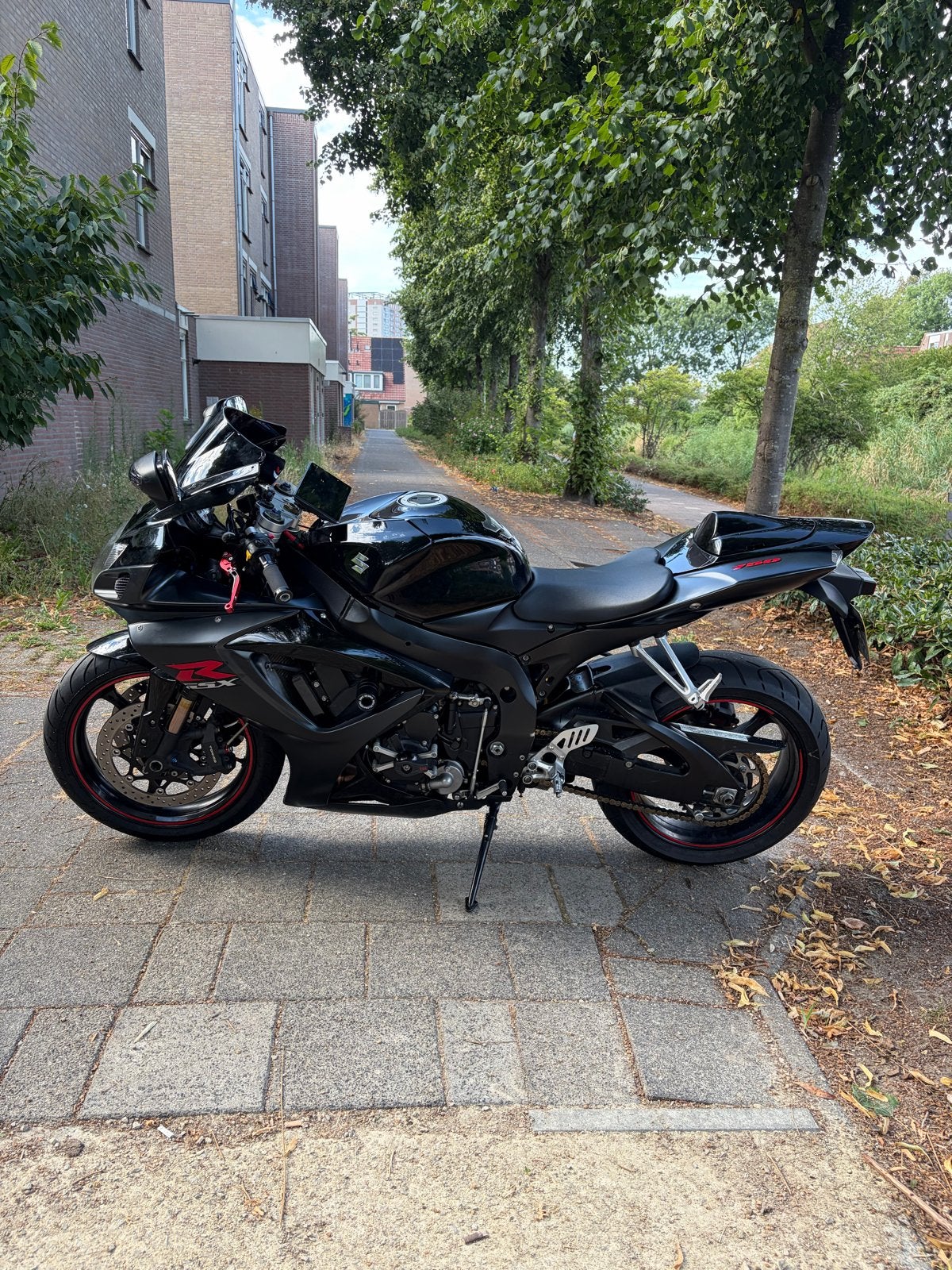 Suzuki GSX-R 750-Perfecte staat kleine valschade aan uitlaat, 750 cc, 4 cilinders, Gebruikt, Super Sport