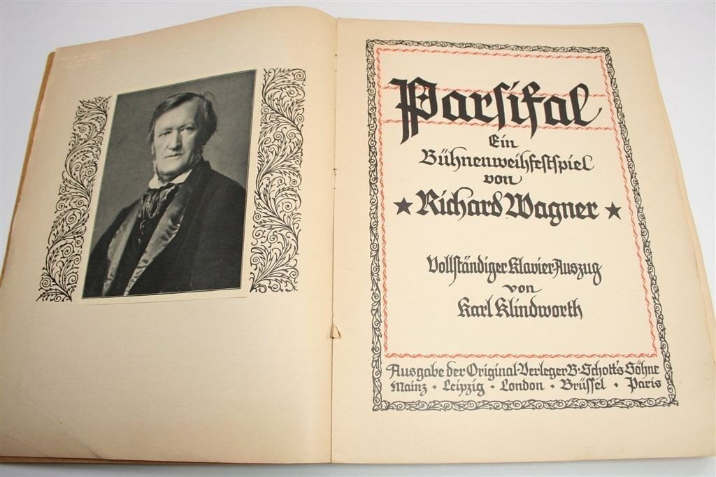 Parsifal — Antiek Klavieruittreksel Wagner [1911], Ophalen of Verzenden, Gebruikt, Artiest of Componist