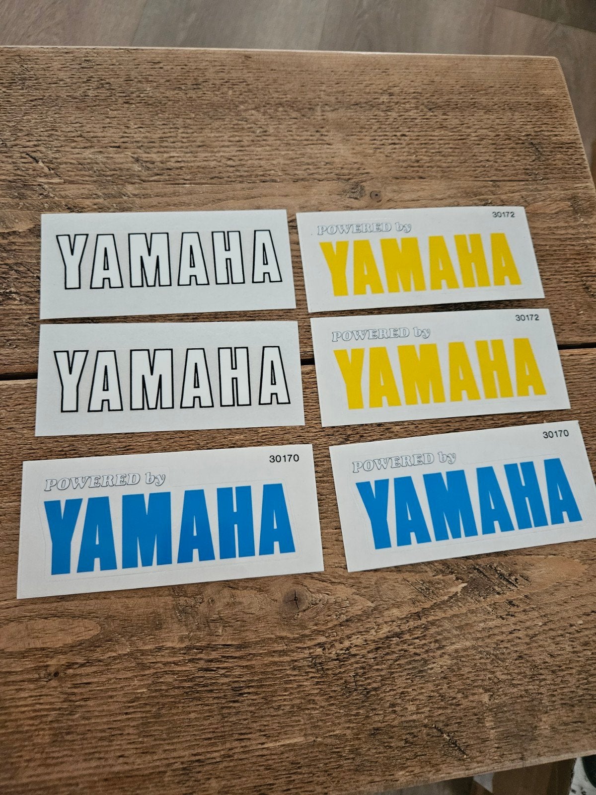 Yamaha stickers, Ophalen of Verzenden, Zo goed als nieuw, Auto's