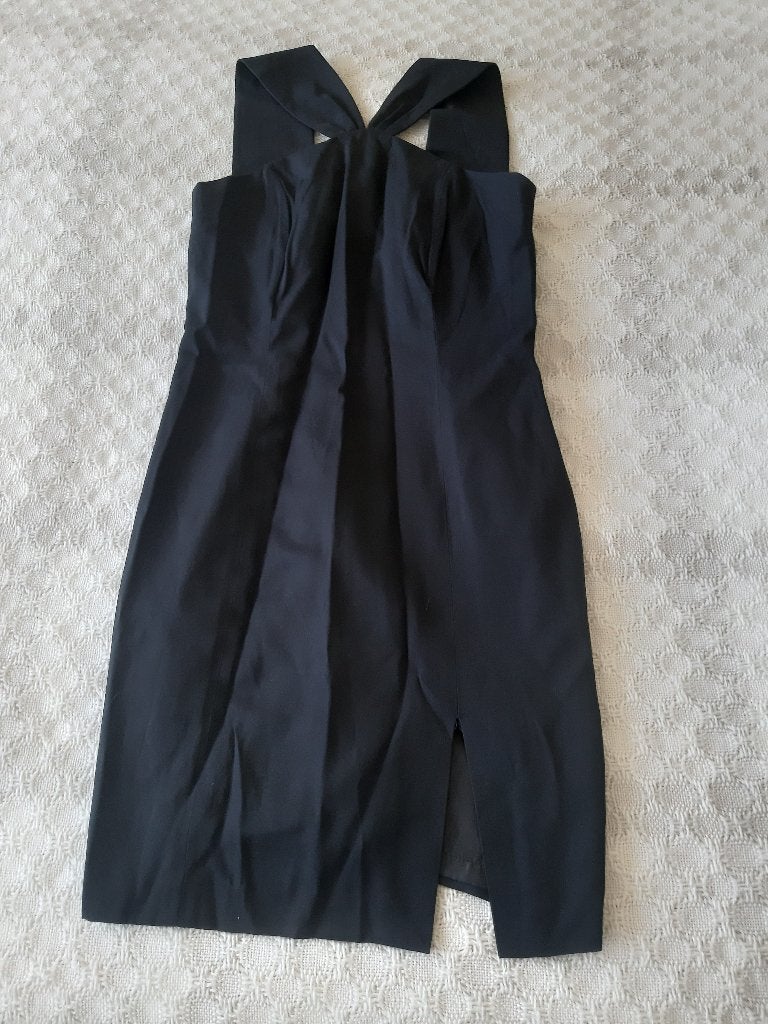 prachtige zwarte jurk Kathy Collection New York maat XS - S, Ophalen, Kathy Collection New York, Zwart, Zo goed als nieuw