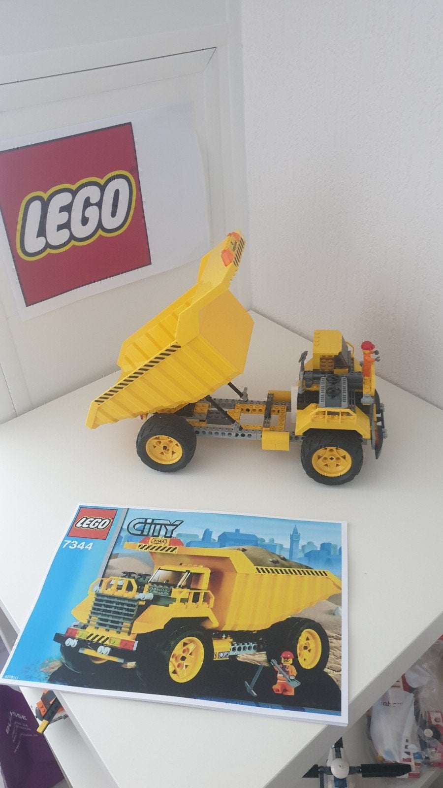 Lego City Kiepwagen 7344 - Compleet met bouwinstructies, Ophalen of Verzenden, Gebruikt