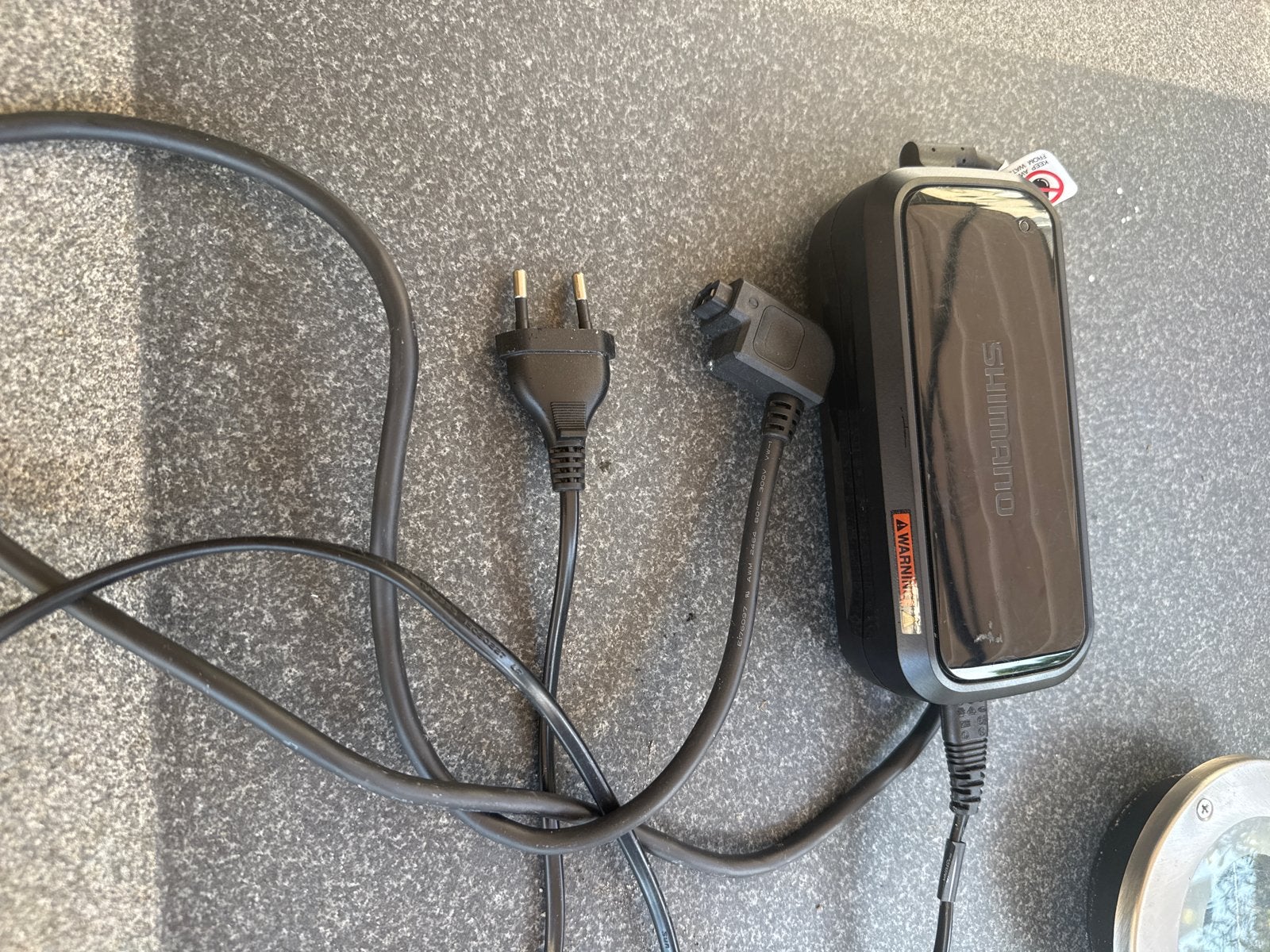 Shimano E-bike oplader, Ophalen, Gebruikt