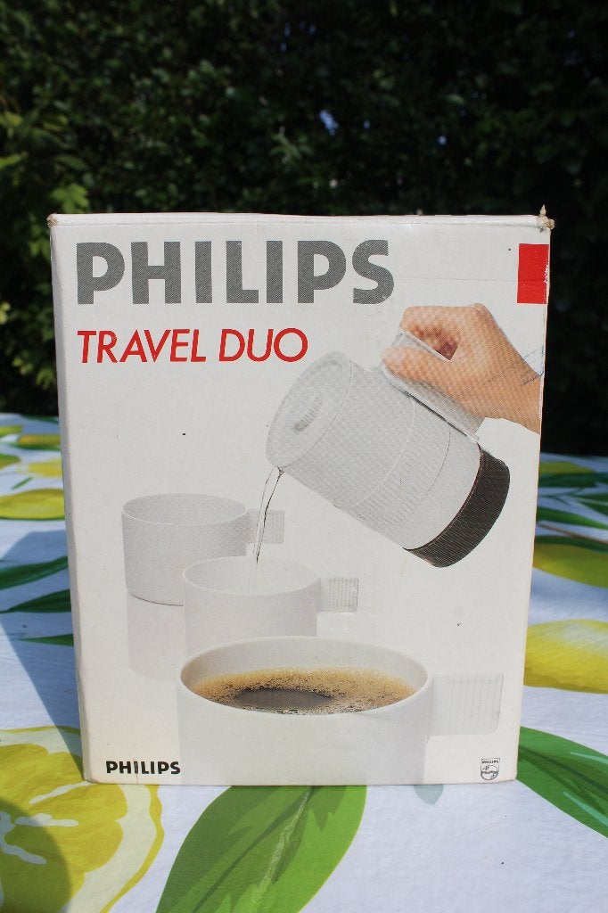 reiskoffiezetapparaat Travel Duo, Gemalen koffie, Ophalen of Verzenden, 2 tot 4 kopjes, Koffiemachine