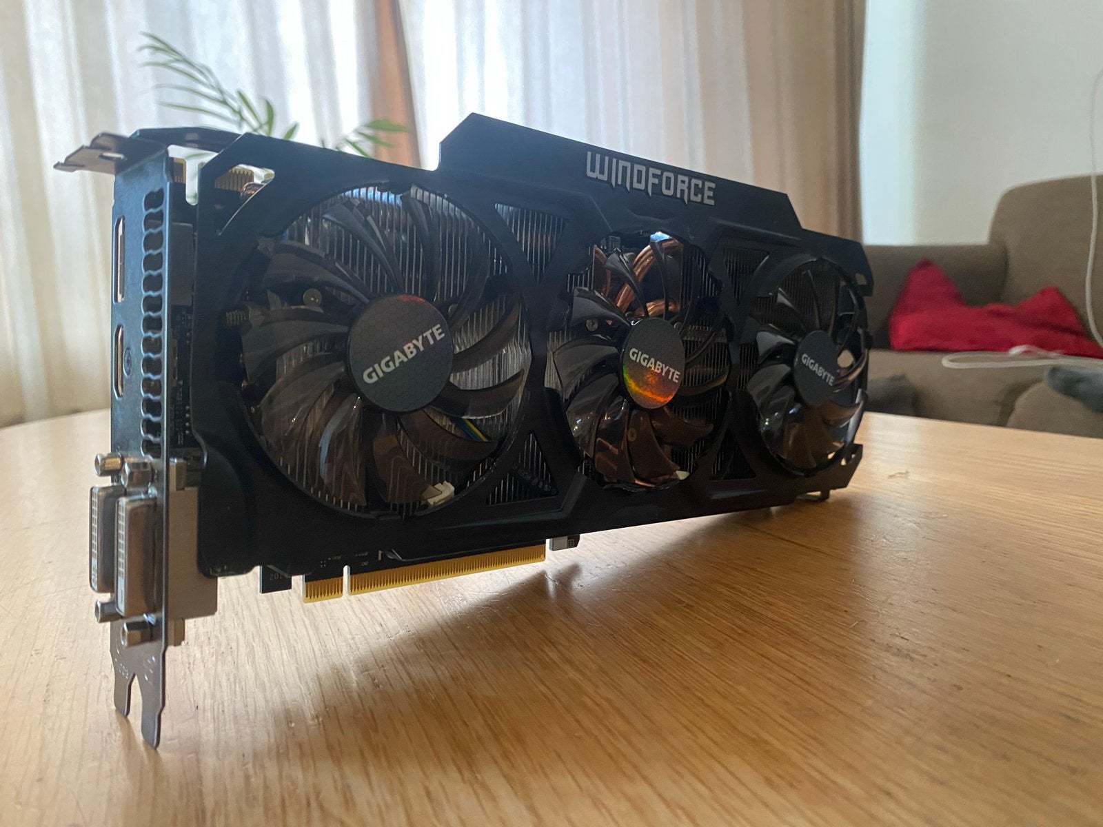Gigabyte GeForce GTX 960 OC Windforce 4gb GDDR5 Videokaart, PCI-Express 3, Gebruikt, HDMI, Ophalen of Verzenden