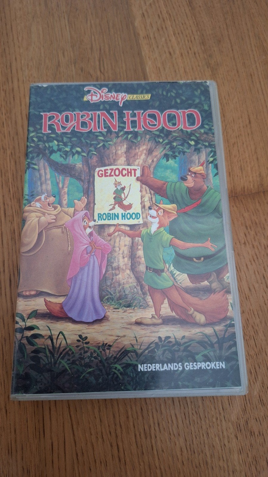 Disney Classics: Robin Hood VHS - Nederlands Gesproken, Gebruikt, Alle leeftijden, Kinderfilm, VHS