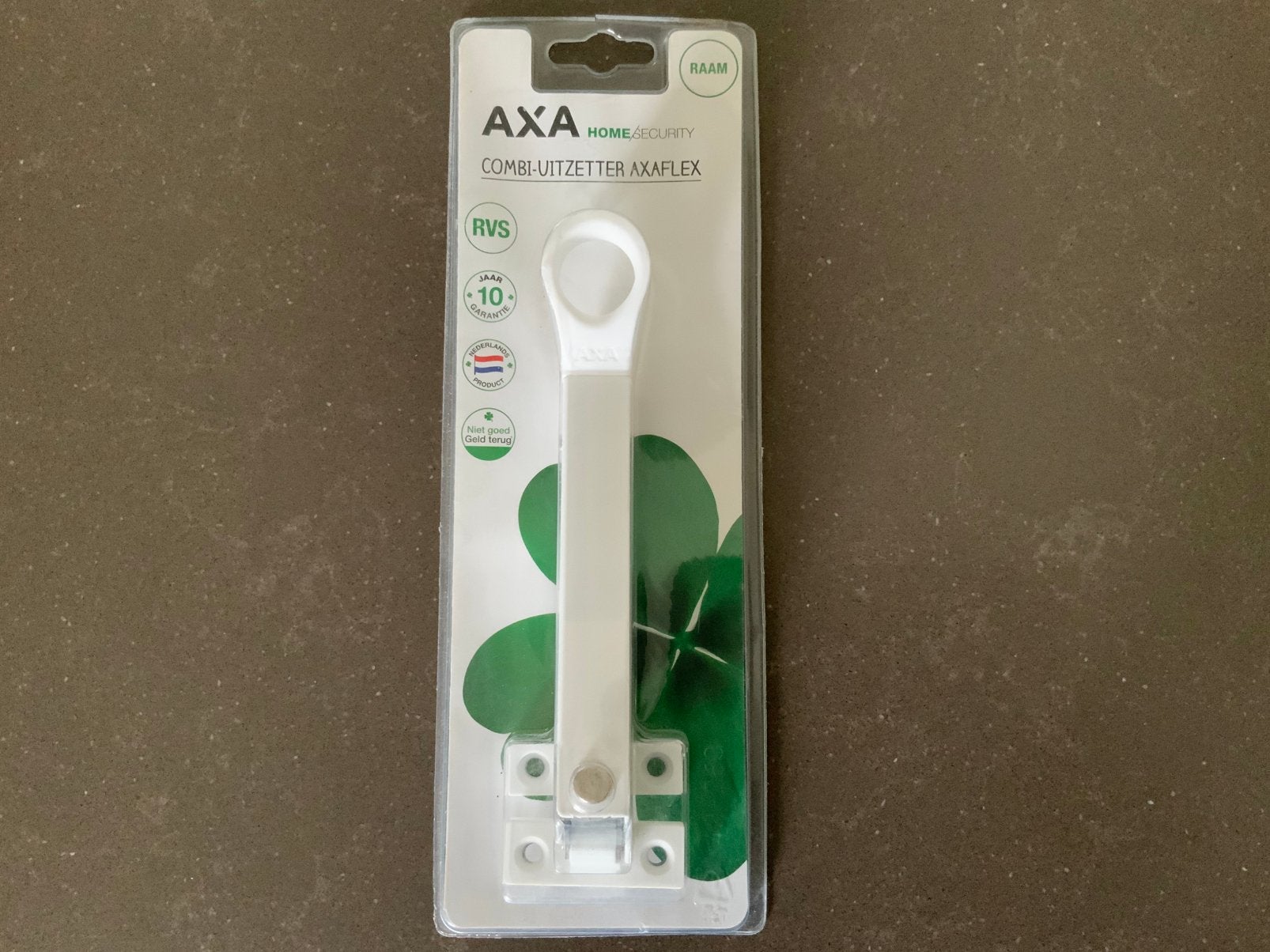 AXA combi-uitzetter Axaflex wit nieuw in verpakking, Ophalen, Nieuw, Overige typen, Rvs