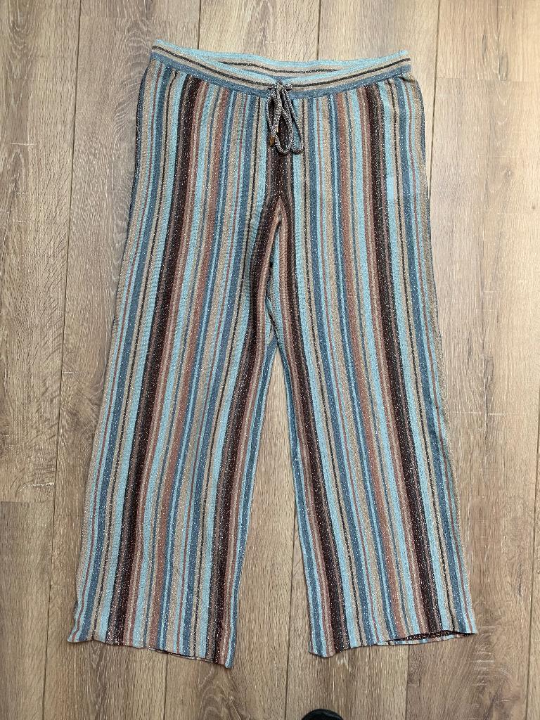 Gustav broek streep multi blauw met glittertje 40= M/38 L/40, Maat 38/40 (M), Overige kleuren, Verzenden, Gustav