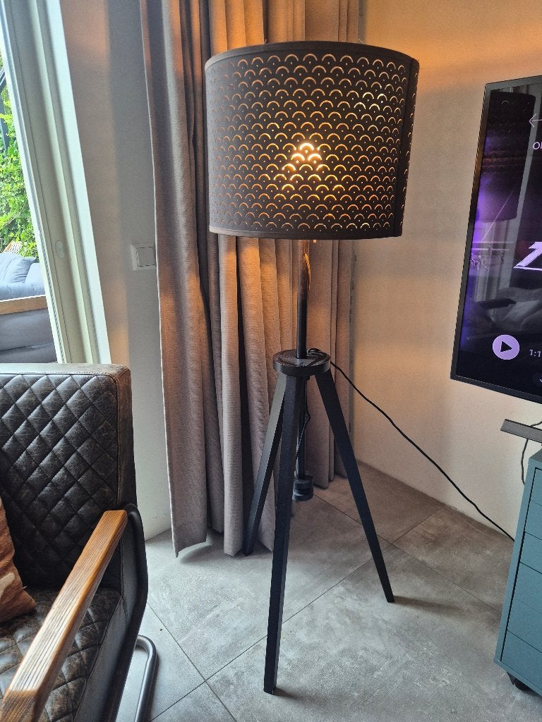 Lauters vloerlamp met nymo lampenkop, Ophalen, Zo goed als nieuw, E27 (groot), 100 tot 150 cm