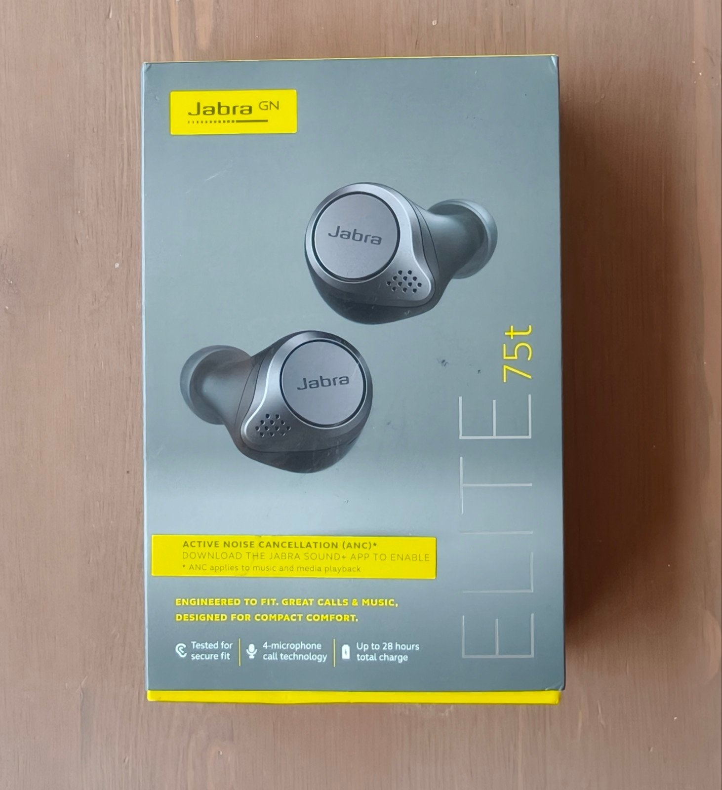 Jabra Elite 75t Draadloze In-ear Oordopjes - Goudbeige