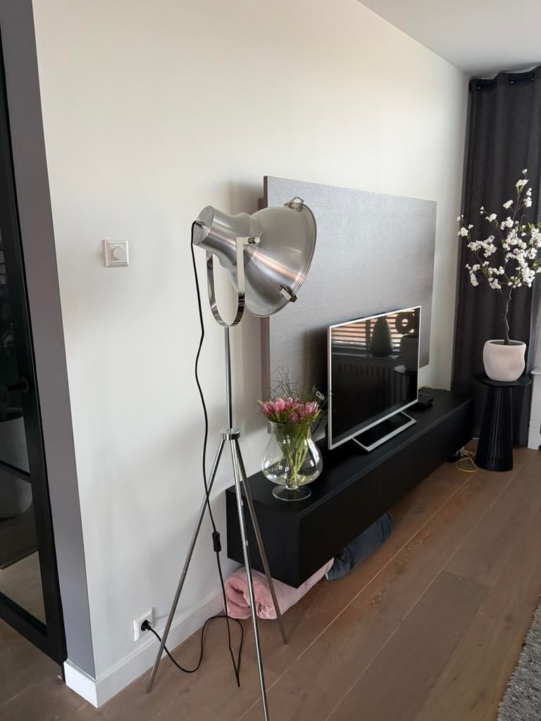 Industriële vloerlamp, Ophalen, Zo goed als nieuw, Metaal, 150 tot 200 cm