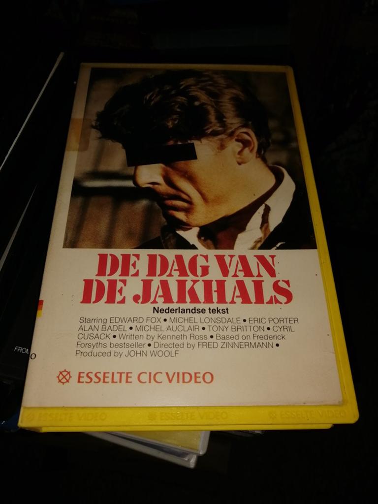VHS ex-rental - The Day Of The Jackal, Vanaf 16 jaar, Ophalen of Verzenden, Gebruikt, Horror