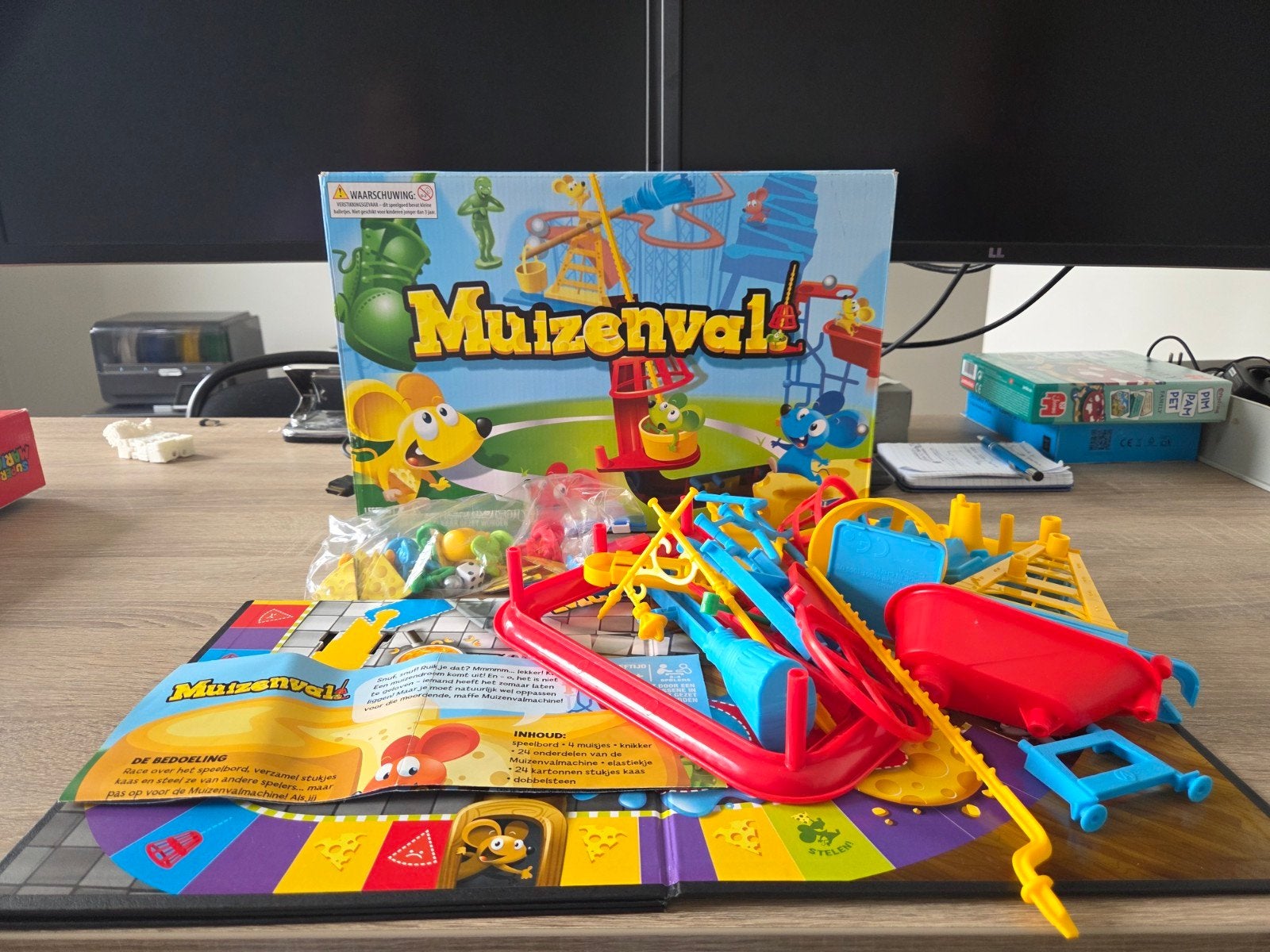 Muizenval Bordspel - Klassiek familiespel, Drie of vier spelers, Ophalen of Verzenden, Gebruikt, Hasbro