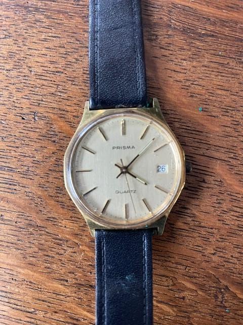 Prisma herenhorloge, Ophalen of Verzenden, Staal, Overige merken