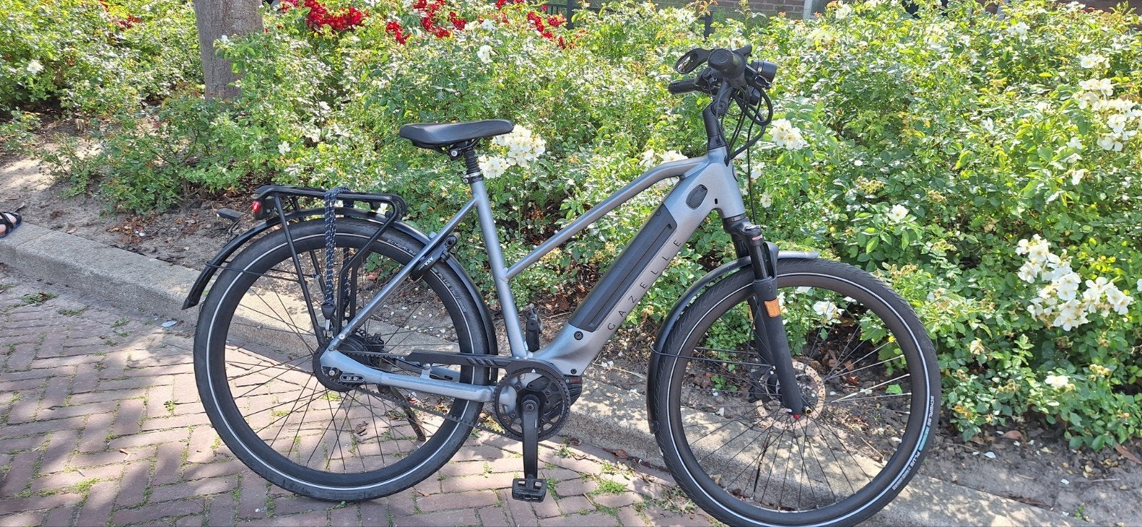 Gazelle Ultimate c380 beltdrive 57cm, 55 tot 59 cm, Ophalen, Zo goed als nieuw, Gazelle
