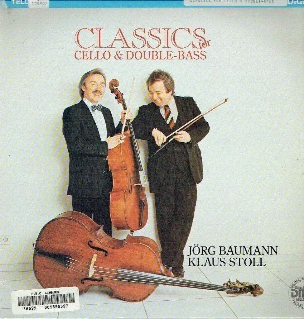 Jorg Baumann-Klaus Stoll – Classics For Cello & Double-Bass, Kamermuziek, Verzenden, Zo goed als nieuw, 12 inch