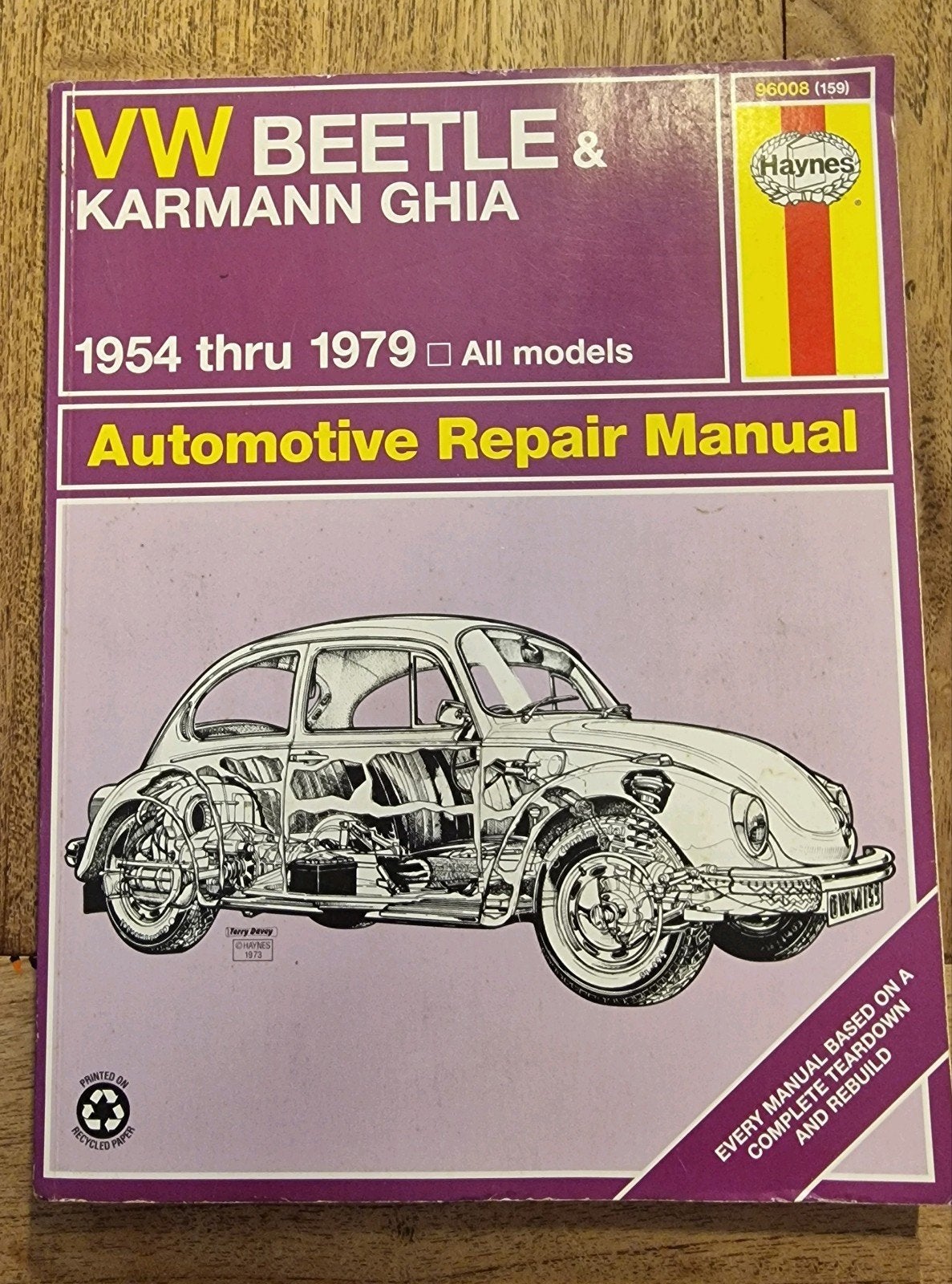 Haynes VW Kever & Karmann Ghia Reparatiehandleiding, Gelezen, Ophalen of Verzenden, Haynes, Volkswagen