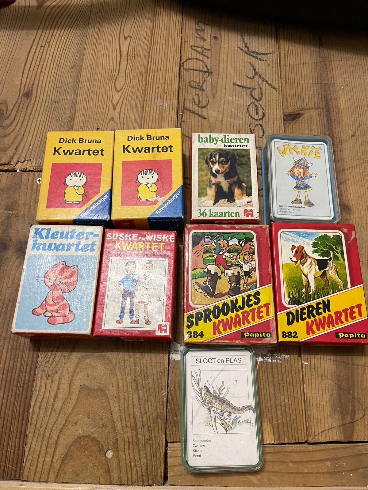 Kwartet spelletjes, Verzamelen, Speelkaarten, Jokers en Kwartetten, Ophalen of Verzenden, Zo goed als nieuw, Kwartet(ten)